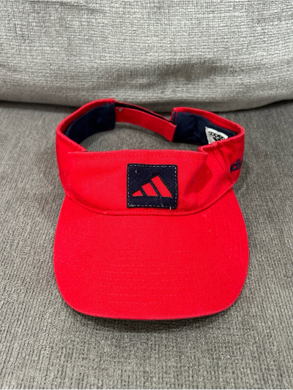 Adidas Sun Visor Golf Hat Cap Men’s Adjustable Red